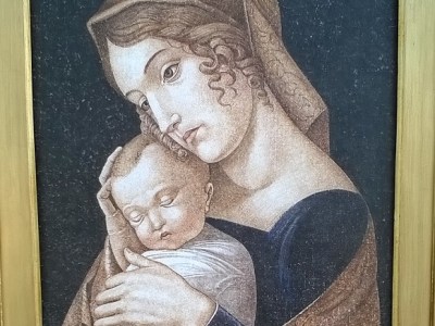 Madonna col bambino&nbsp;dormiente